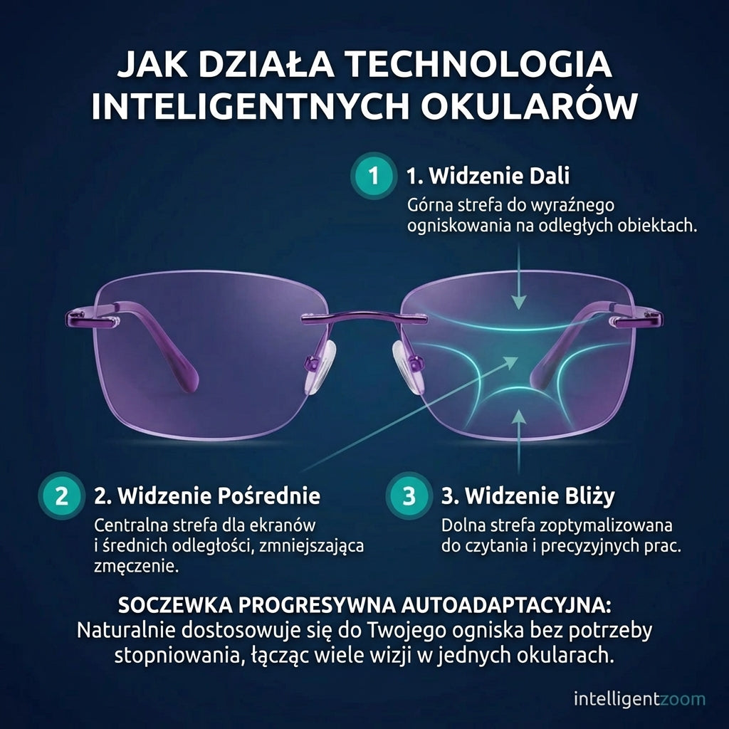 TYLKO DZIŚ 1+1 GRATIS! Ray™ – Wyraźne widzenie z bliska i z daleka bez zawrotów głowy i bez ciągłej zmiany okularów