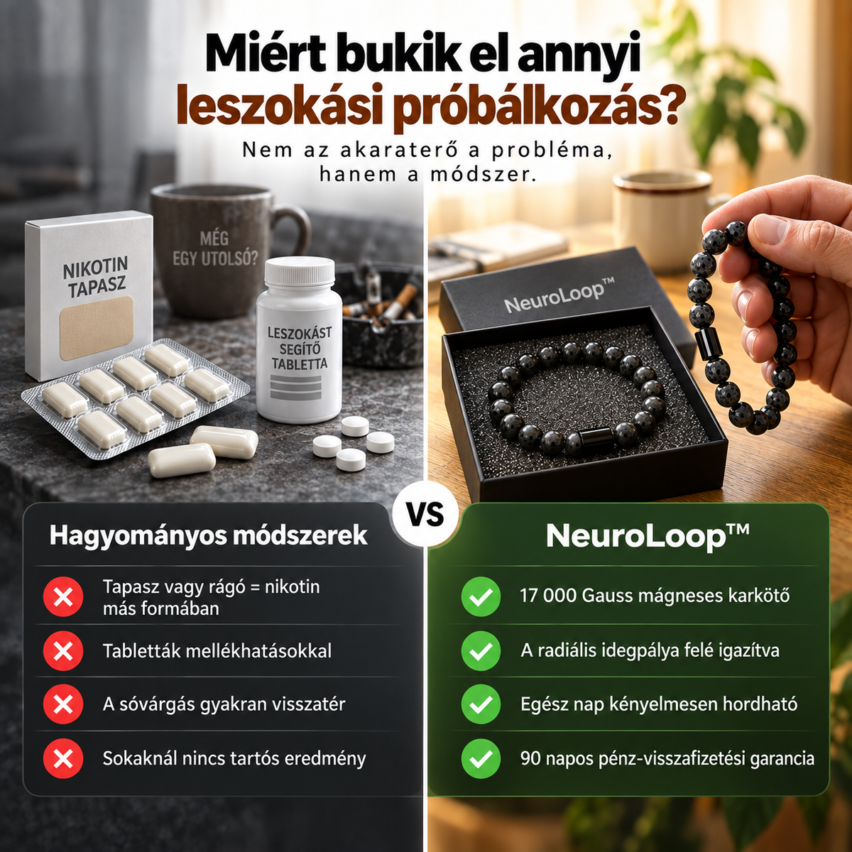 NeuroLoop™ – Rzuć palenie już w 4 dni i pozbądź się głodu nikotynowego na zawsze.