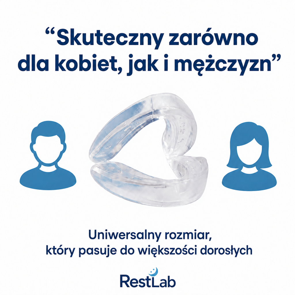 Pozbądź się chrapania już od pierwszej nocy – RestLab (+ HIGIENICZNE ETUI OCHRONNE GRATIS)