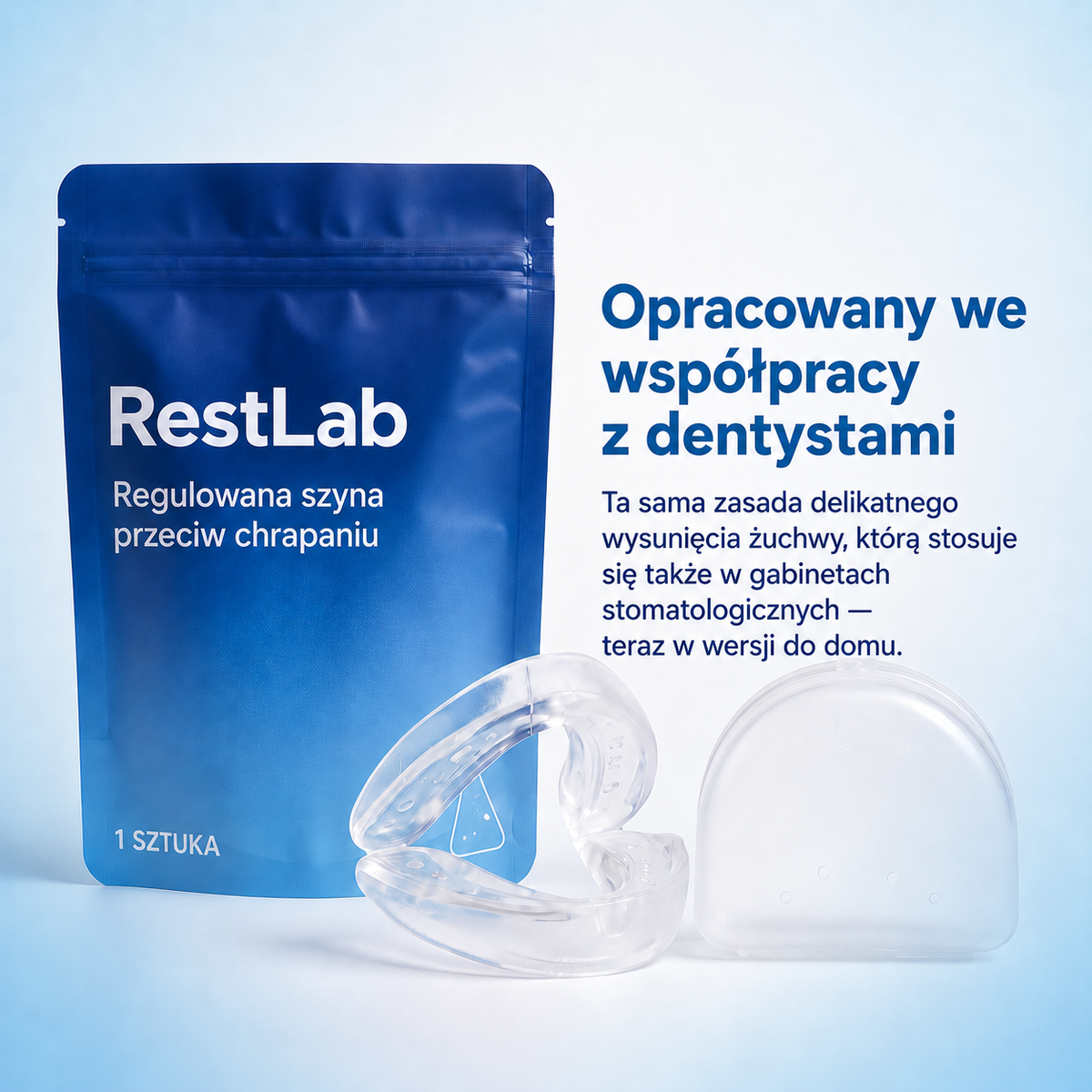Pozbądź się chrapania już od pierwszej nocy – RestLab (+ HIGIENICZNE ETUI OCHRONNE GRATIS)